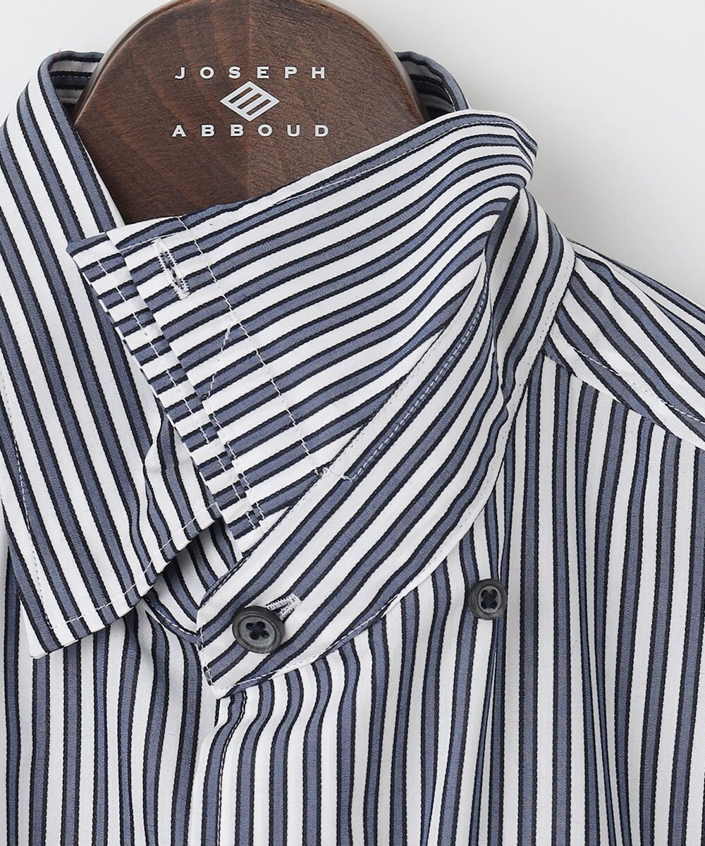 JOSEPH ABBOUD スト レッチストライプシャツ 