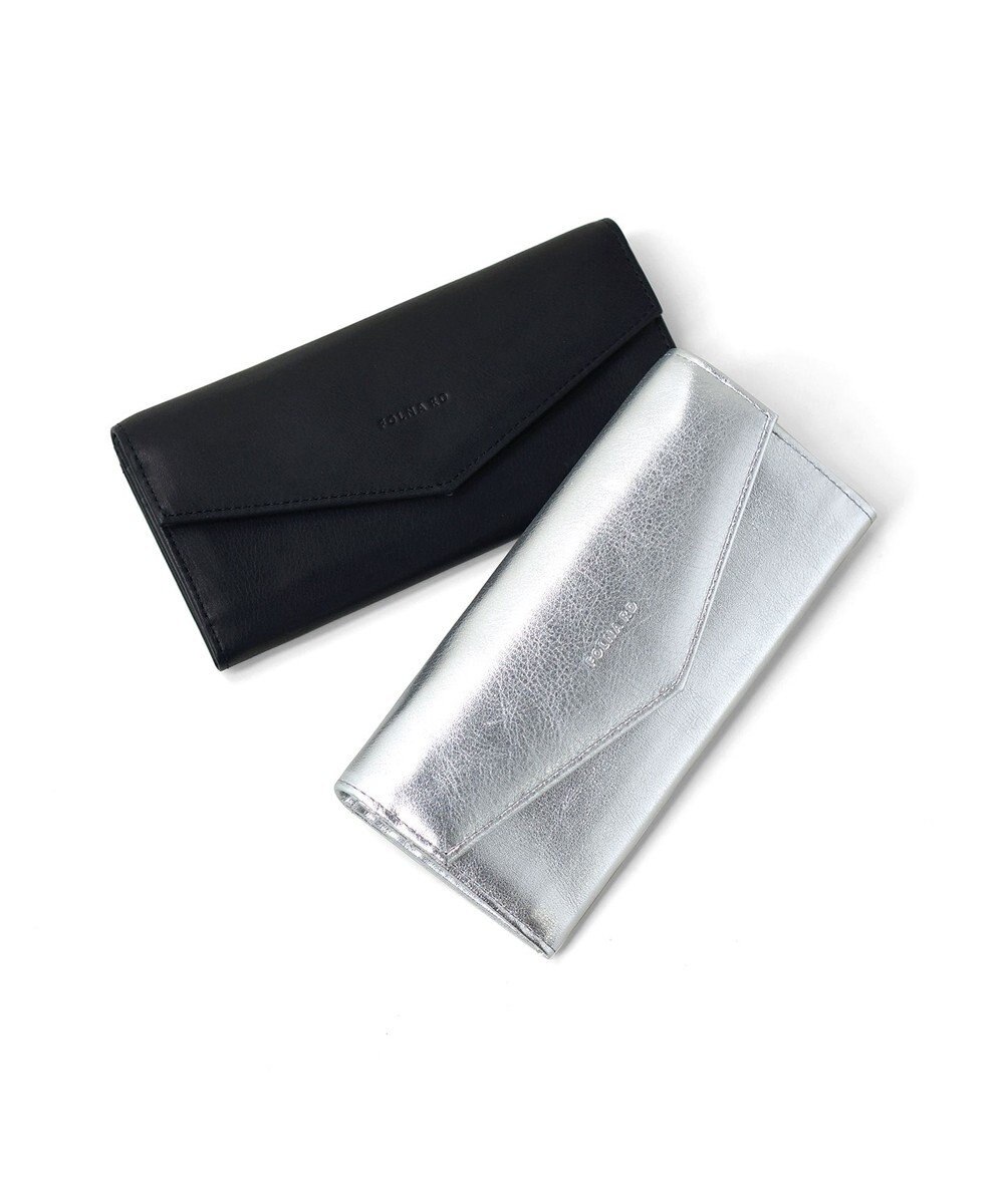 FOLNA RD ソフトレザー・ホイルレザー エンべロープ長財布 