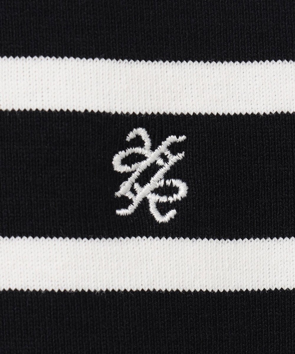 組曲 【ストレッチ・長袖】コットンフライス バスクTシャツ 