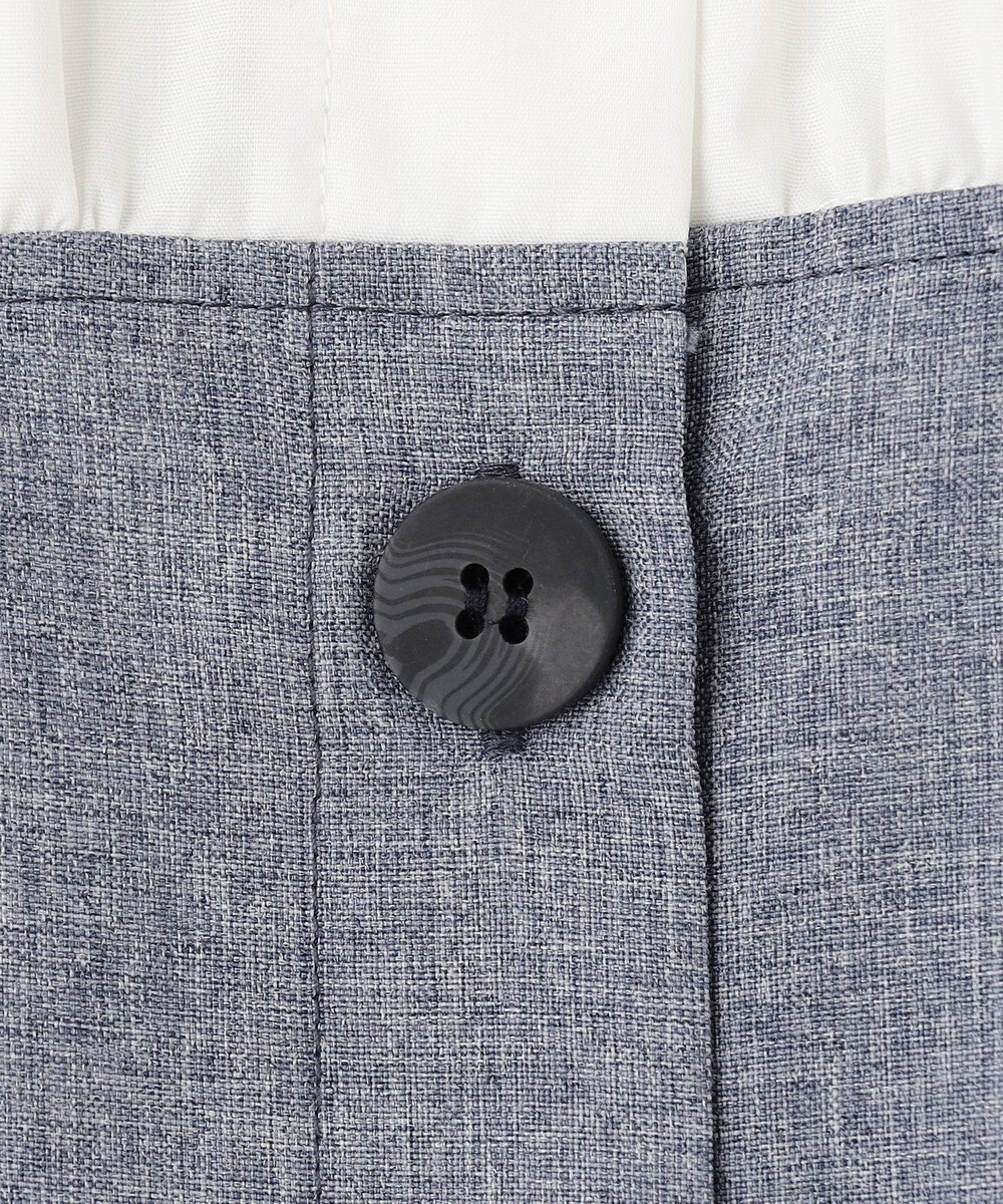 Feroux 【洗える】シャツドッキング ワンピース 