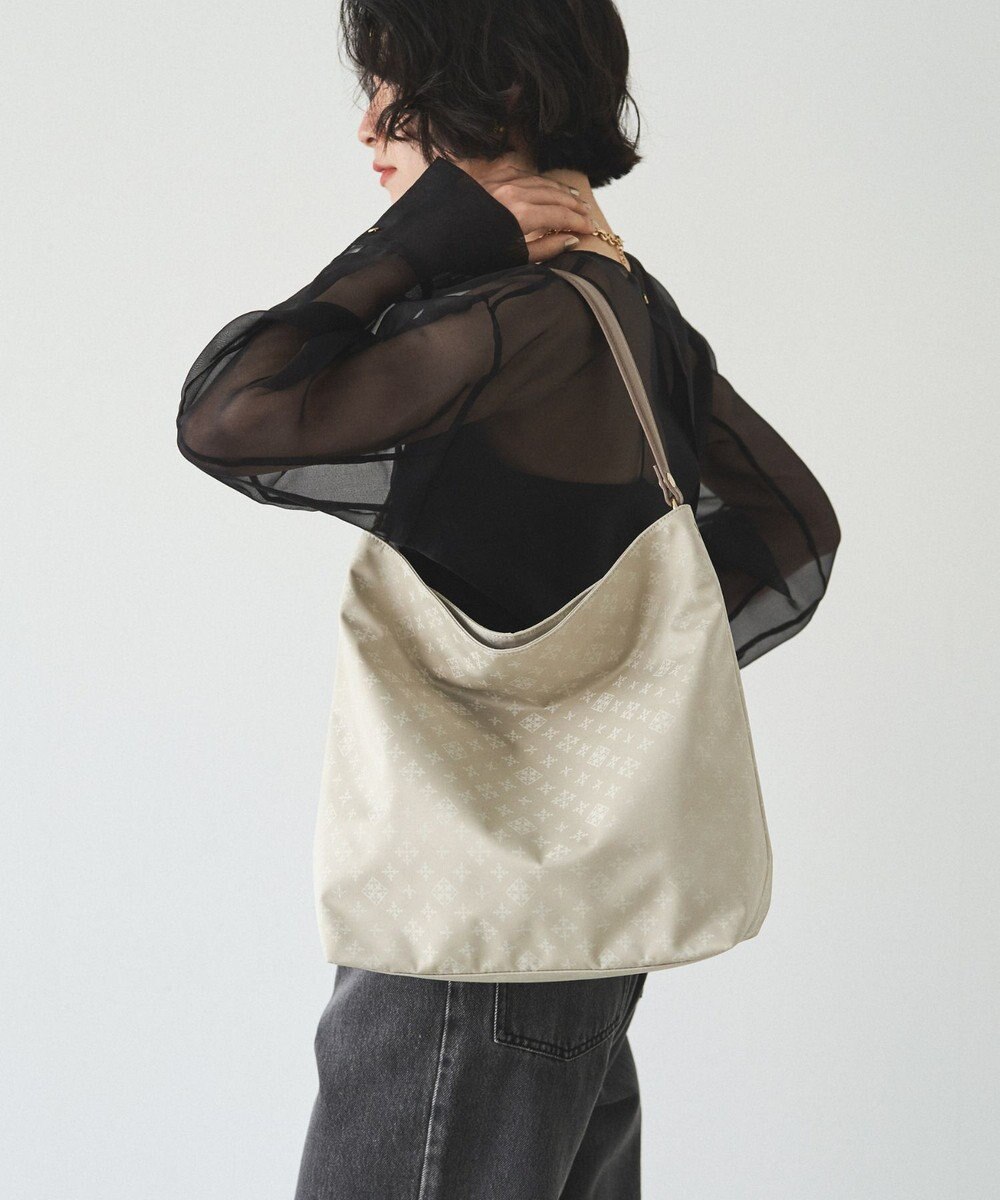 russet 《A4サイズ収納可能》ナイロンジャガード2WAYショルダーバッグ(CE-1622) 