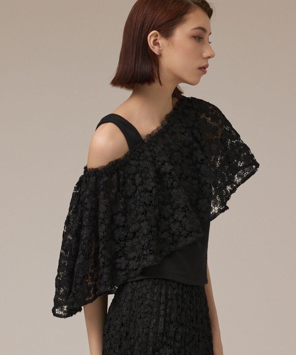 GRACE CONTINENTAL レースケープカットトップ 