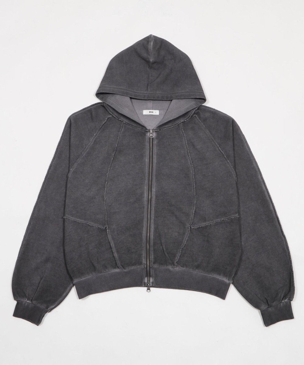 WEGO 【ユニセックス着用ITEM/MLサイズ展開】スウィッチングZIPパーカー 