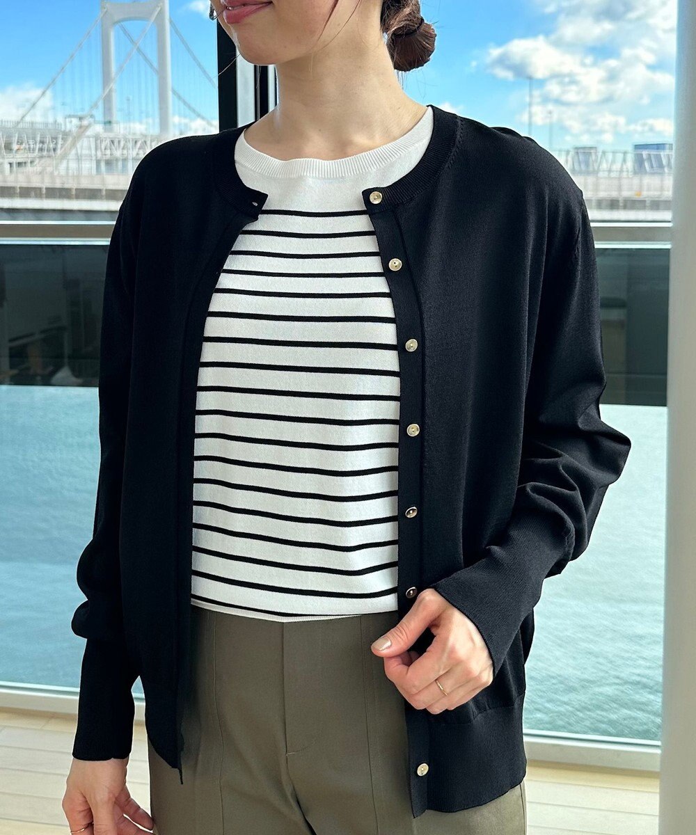 UNFILO 【抗菌防臭】スゴ機能 ニット カーディガン 