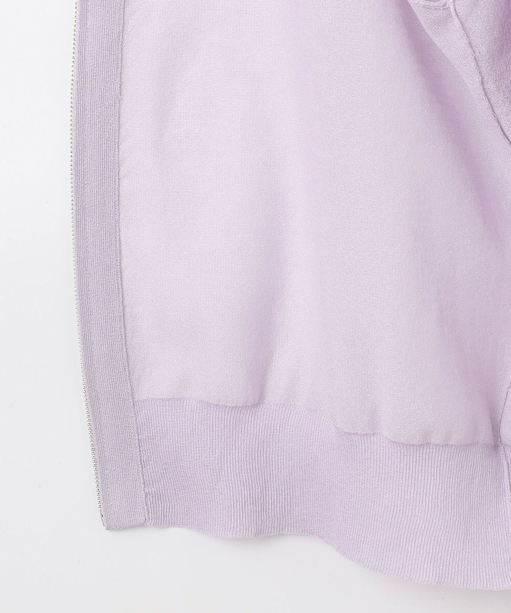 J.PRESS LADIES 【洗える】SHEER LIGHT ニット ブルゾン 