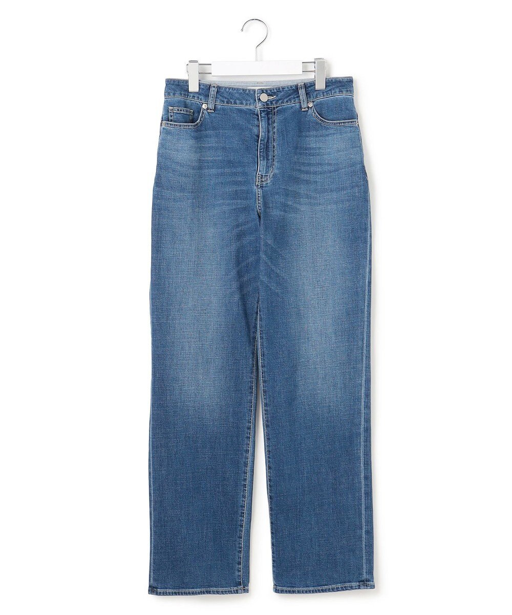 ICB ライトストレッチデニム ストレートパンツ 