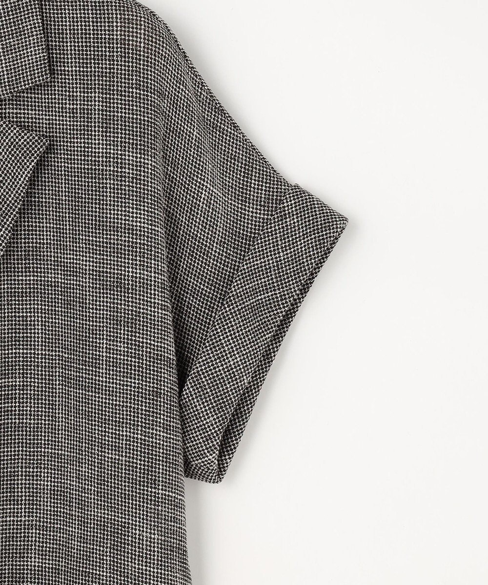 組曲 S 【先行予約】【WEB限定】メランジレノクロス バックペプラムジャケット 