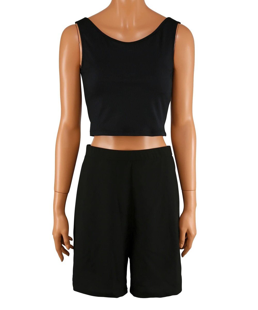 San-ai Resort（三愛水着楽園） 【WEB限定】5点セット バケットハット付きUVカット リブタンキニ+ラッシュガードセット水着【BeachQueen(ビーチクイーン）】 