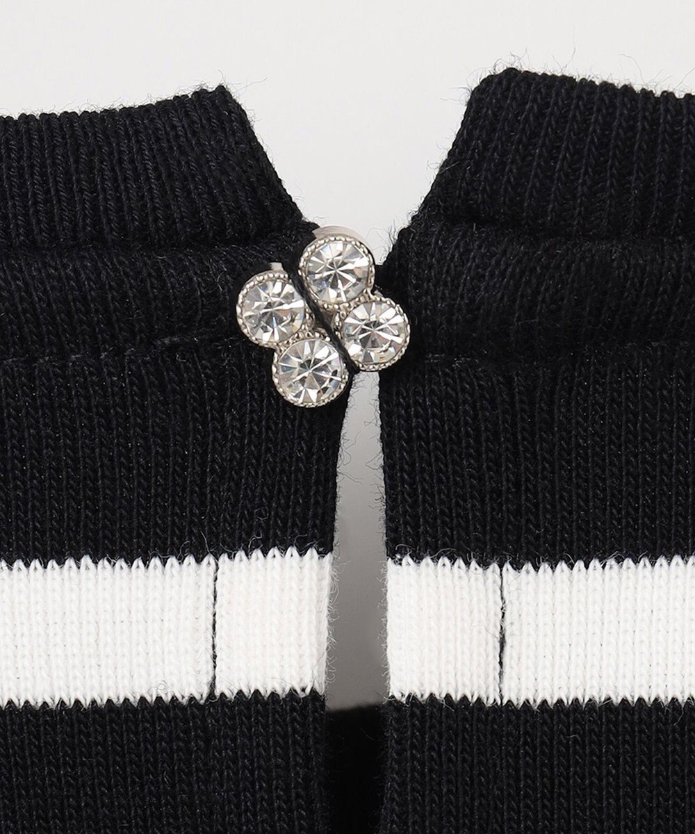 組曲 【ストレッチ・長袖】コットンフライス バスクTシャツ 