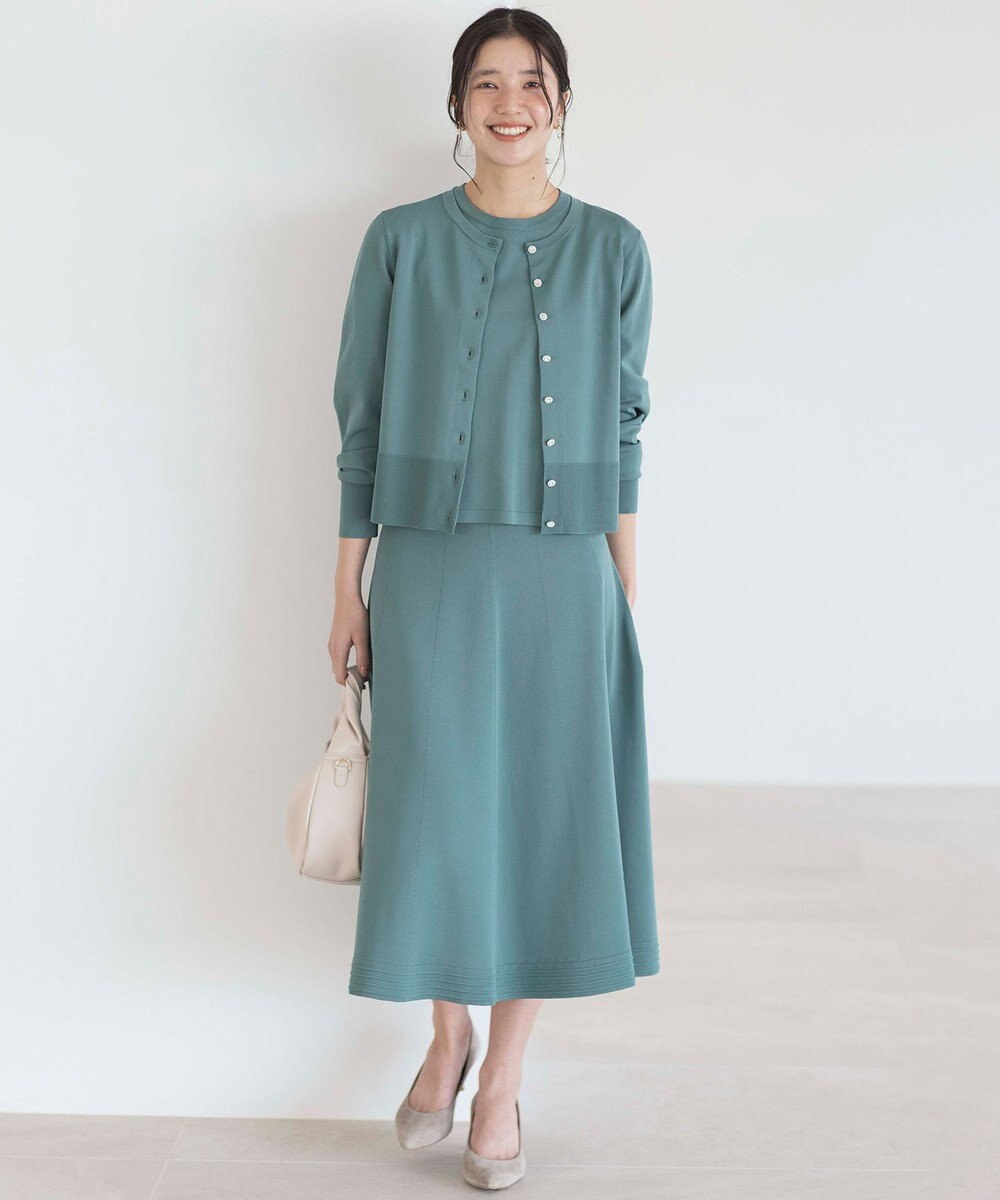 組曲 【セットアップ着用可・WEB限定カラーあり】MINA ニットフレアスカート 