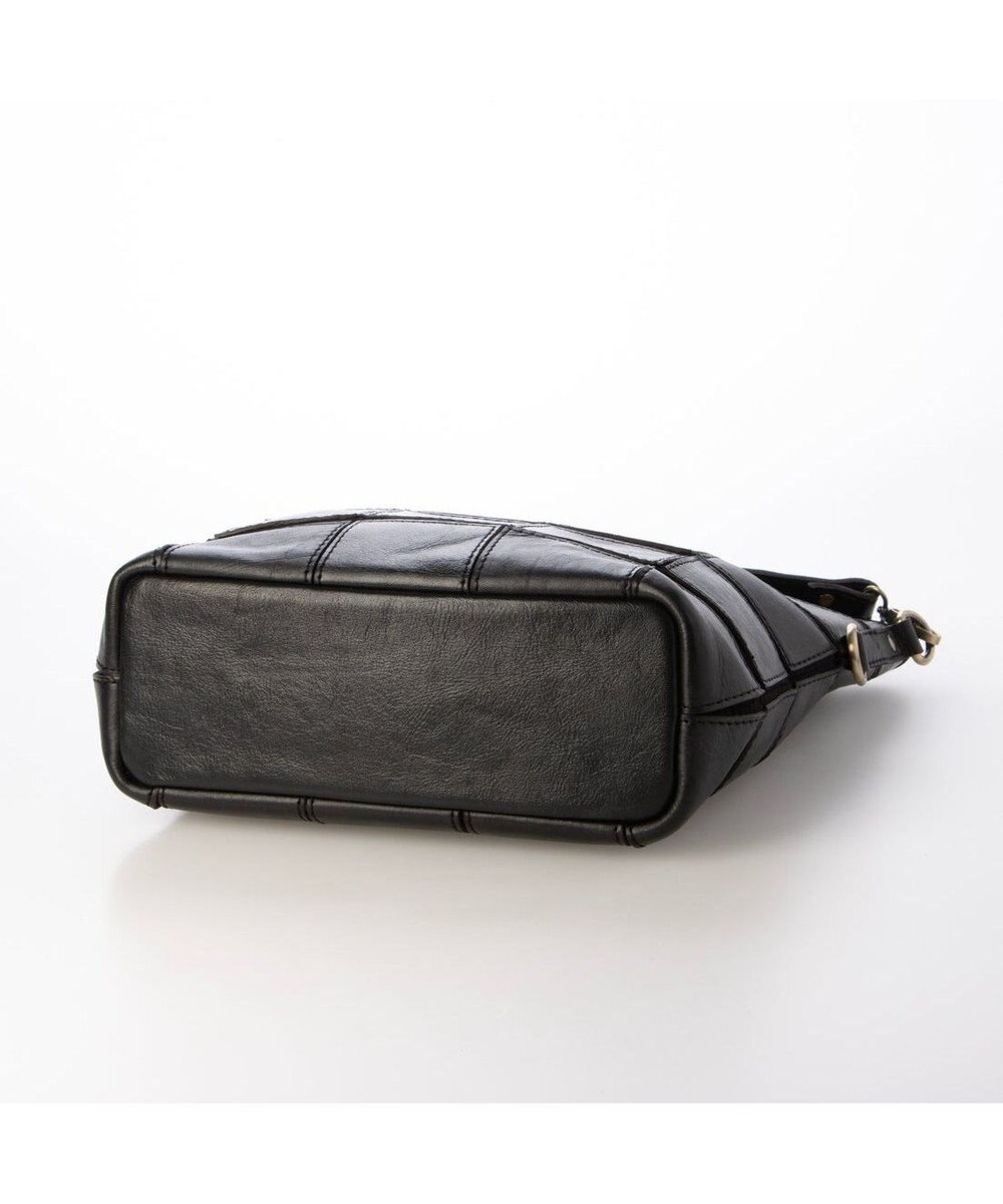 UNBILLION ピークスピーク PEAKS PEAK / 牛革パッチワーク口折れ2wayショルダー 