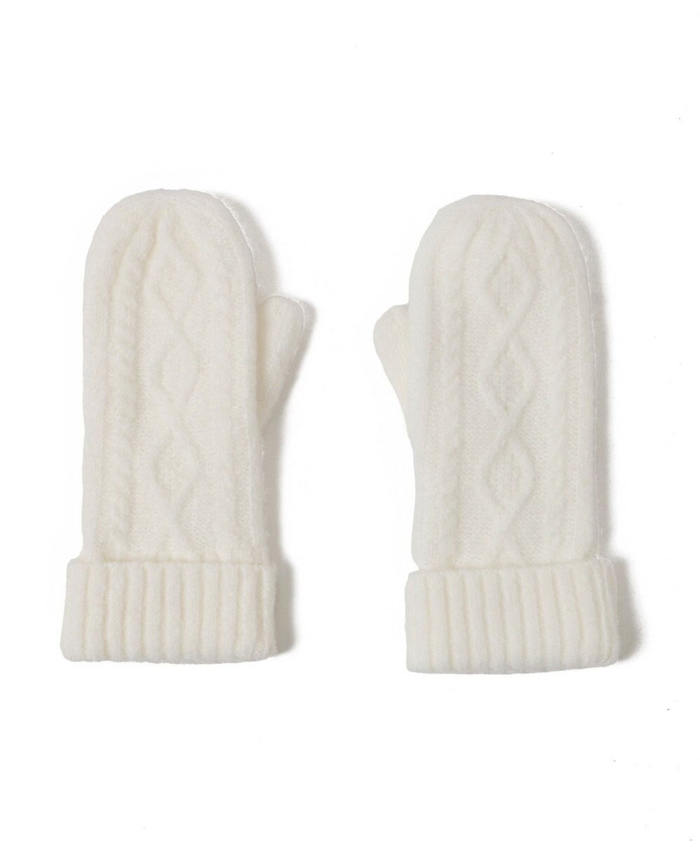 WEGO 【手袋】ケーブルミトングローブ 