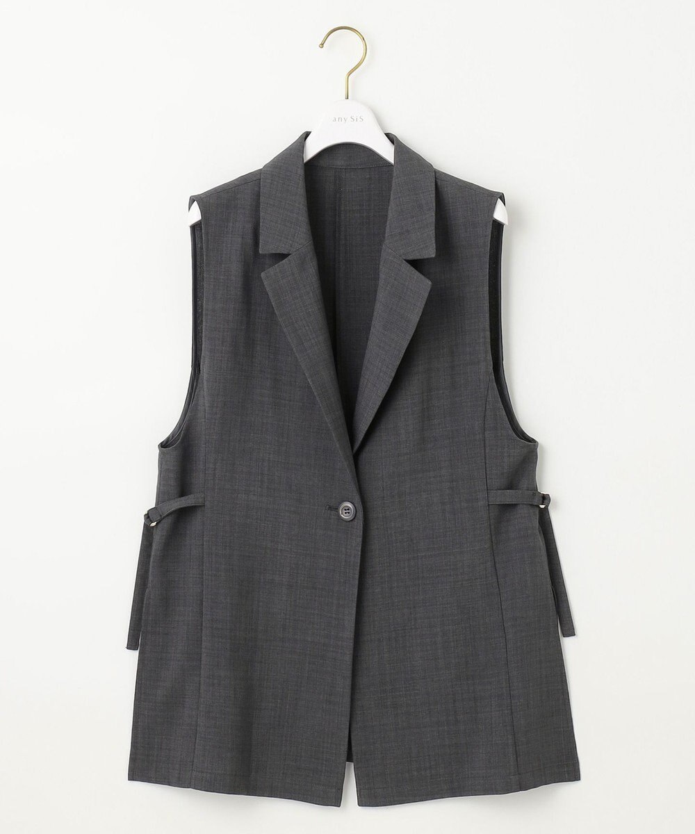 ANY SIS 【セットアップ可】ドライタッチクール ジレ 