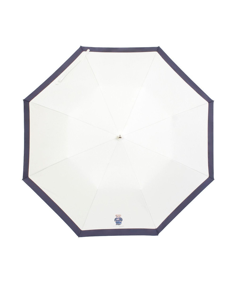 MOONBAT 【WEB限定/遮光率100%/遮熱/UV】POLO RALPH LAUREN（ポロ ラルフローレン）晴雨兼用日傘 ポロベア バイカラー 折りたたみ傘 楽折 