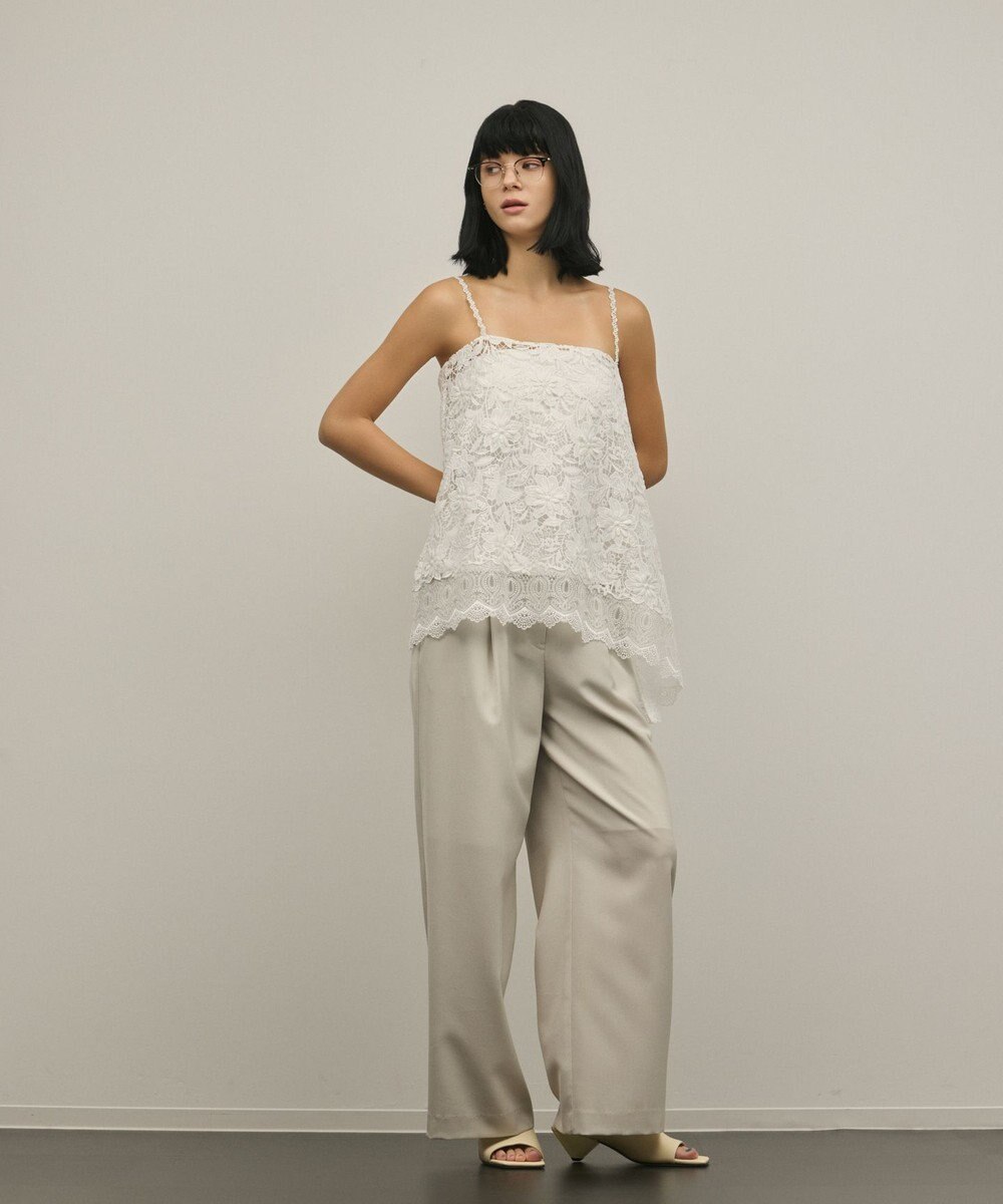 GRACE CONTINENTAL レイヤードイージーパンツ 