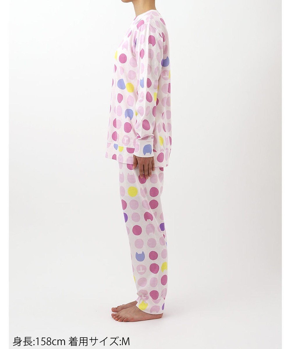 tsumori chisato SLEEP ツモリチサト パジャマ 長袖 長ズボン ルームウェア 綿100%(本体) 天竺素材 薄手 上下セット かぶりタイプ tsumori chisato SLEEP UDX554 /ワコール 