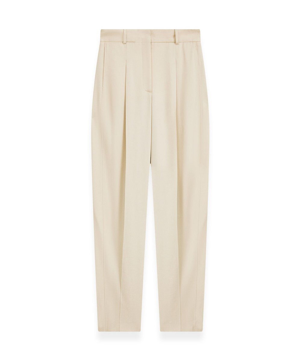 JOSEPH ビスコースツイル　キャロットトラウザーズ 