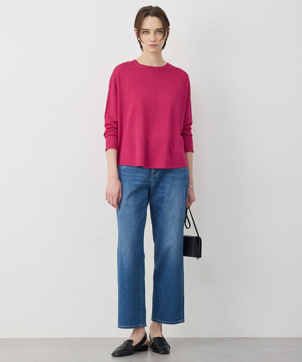 ICB 【先行予約】リネンレーヨンハイゲージ プルオーバーニット 