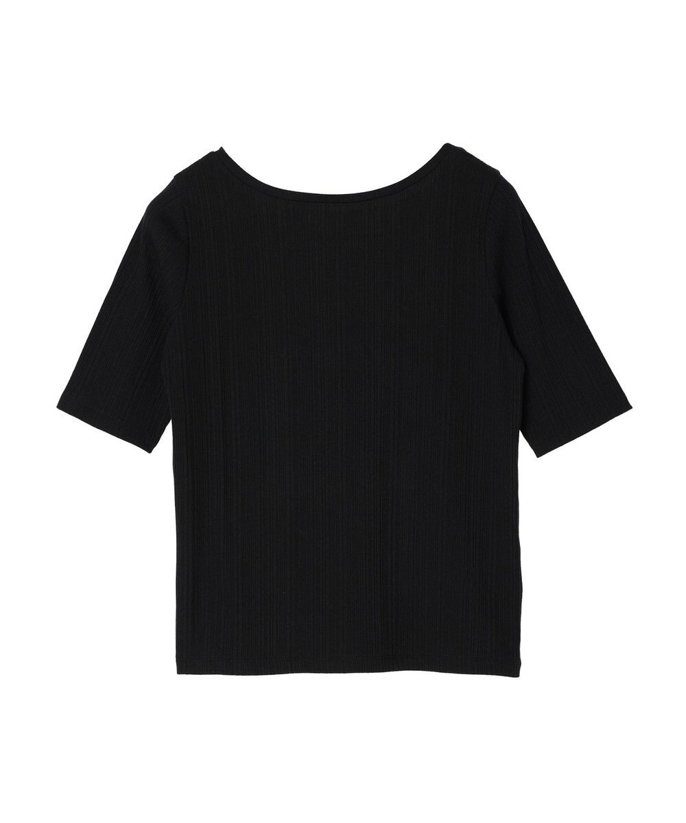 Green Parks 前後２ｗａｙリブ５分袖プルオーバー 