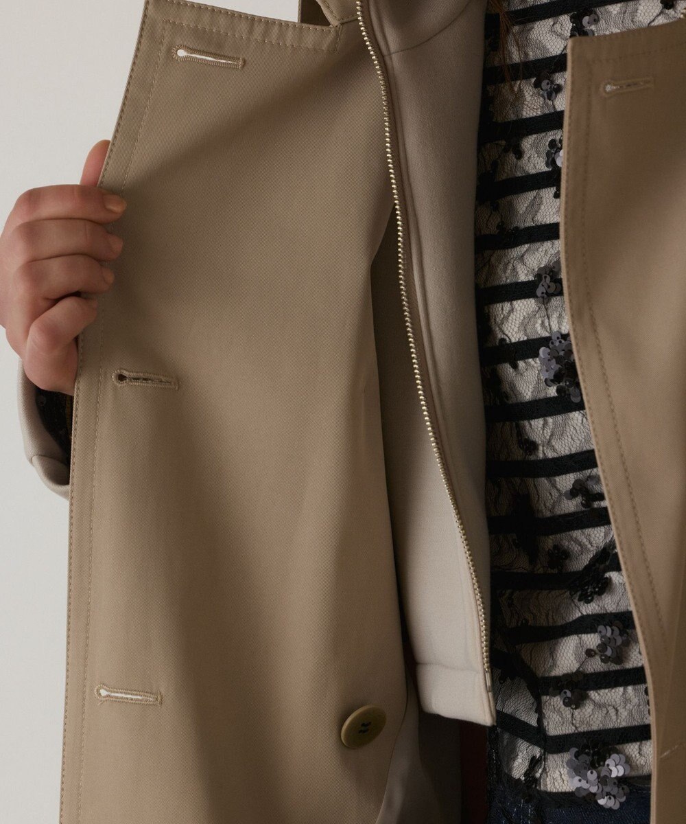 GRACE CONTINENTAL パーカーコンビトレンチ 