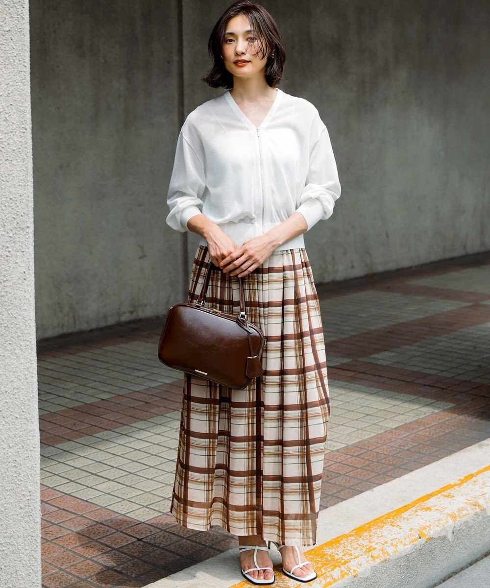 23区 L 【洗える】ベアトップ パッド付き キャミソール 