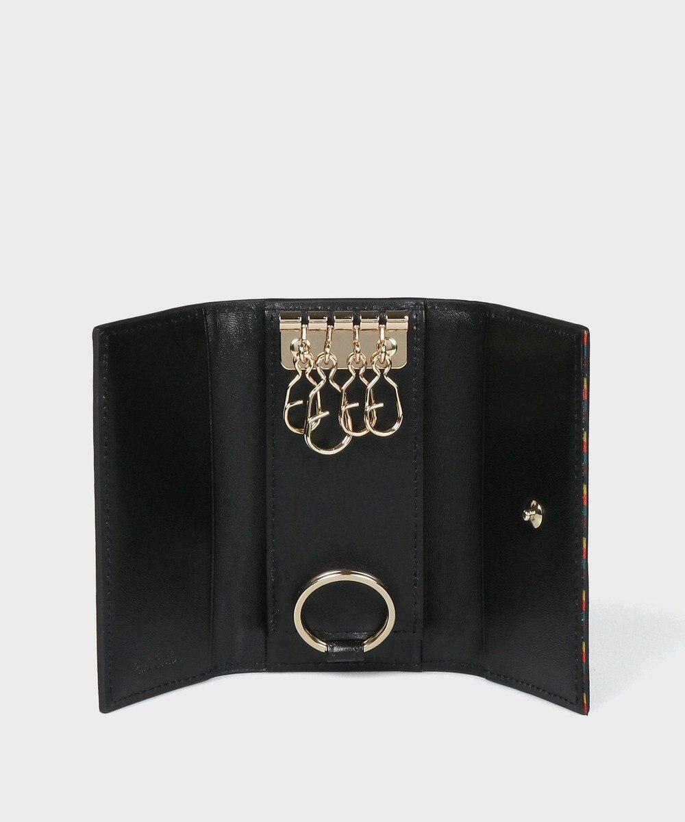 Paul Smith ブライトストライプトリムSS24 キーケース 