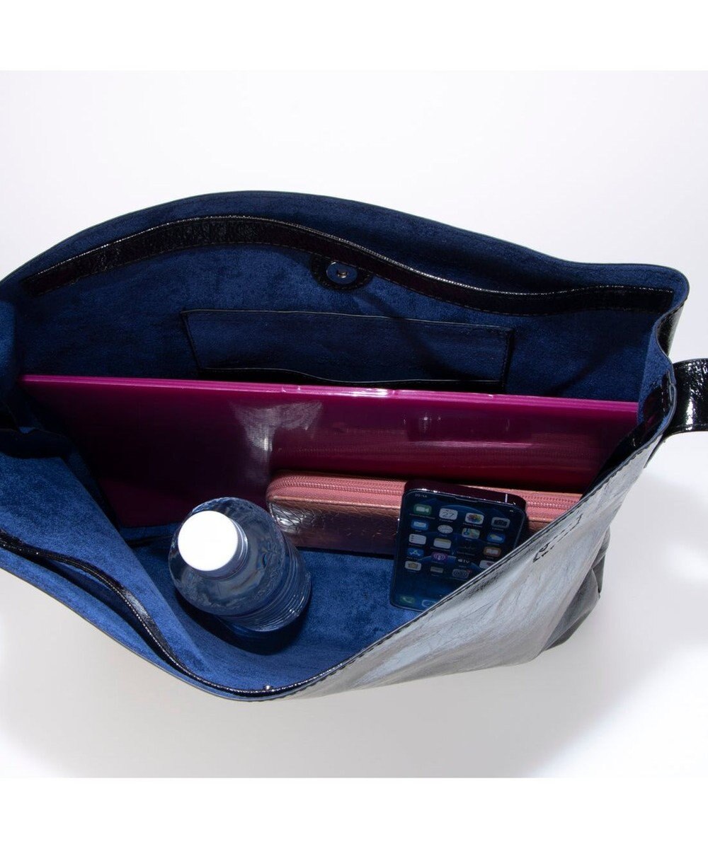 UNBILLION カシュカシュ cachecache / クラッシュメタリック2wayホーボーショルダー 