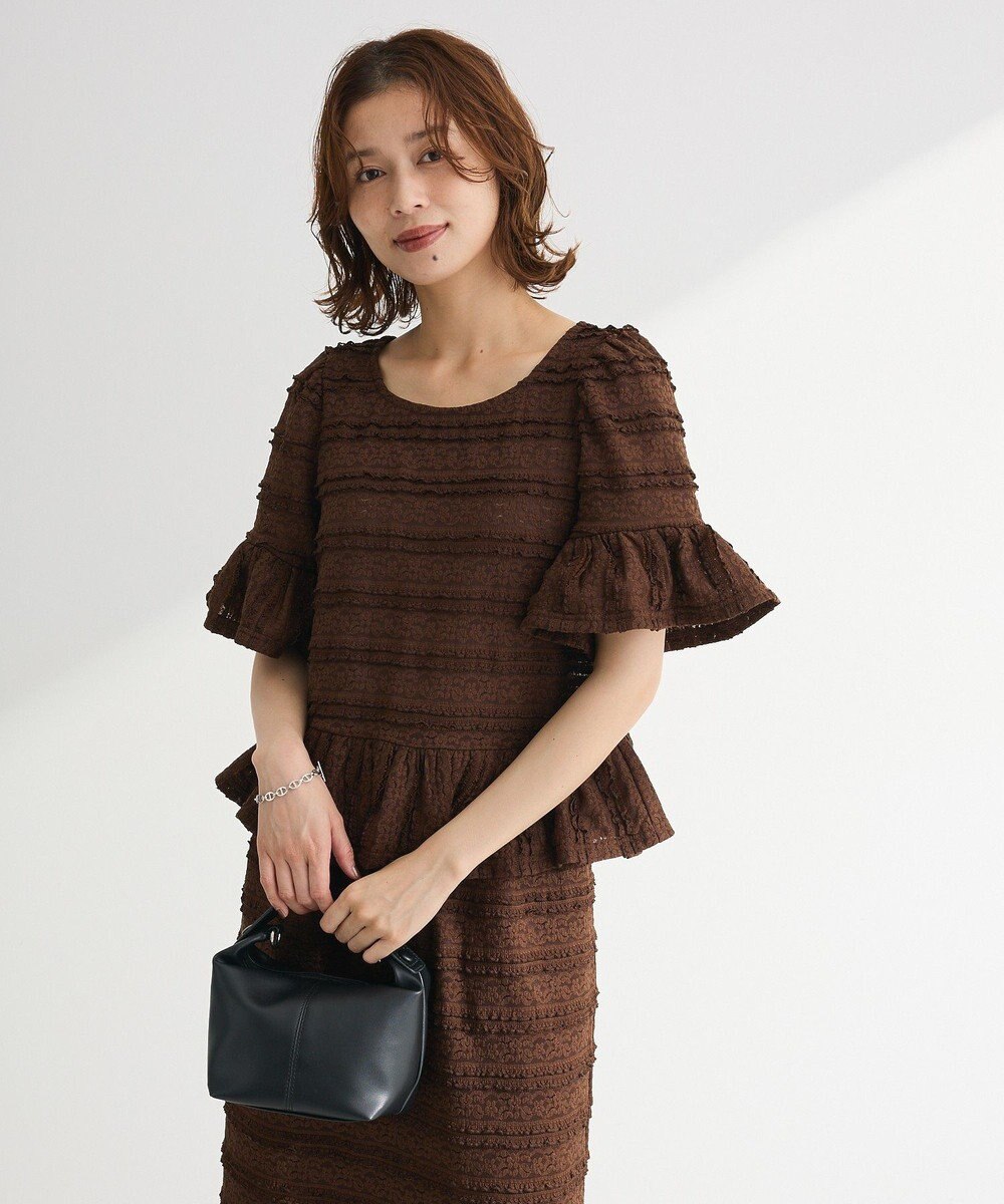 Green Parks ・ＳＵＧＡＲ　ＳＰＯＯＮ　レースフリルプルオーバー 