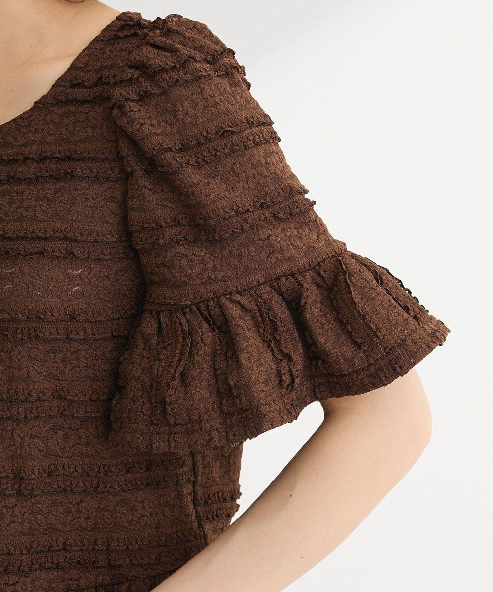 Green Parks ・ＳＵＧＡＲ　ＳＰＯＯＮ　レースフリルプルオーバー 