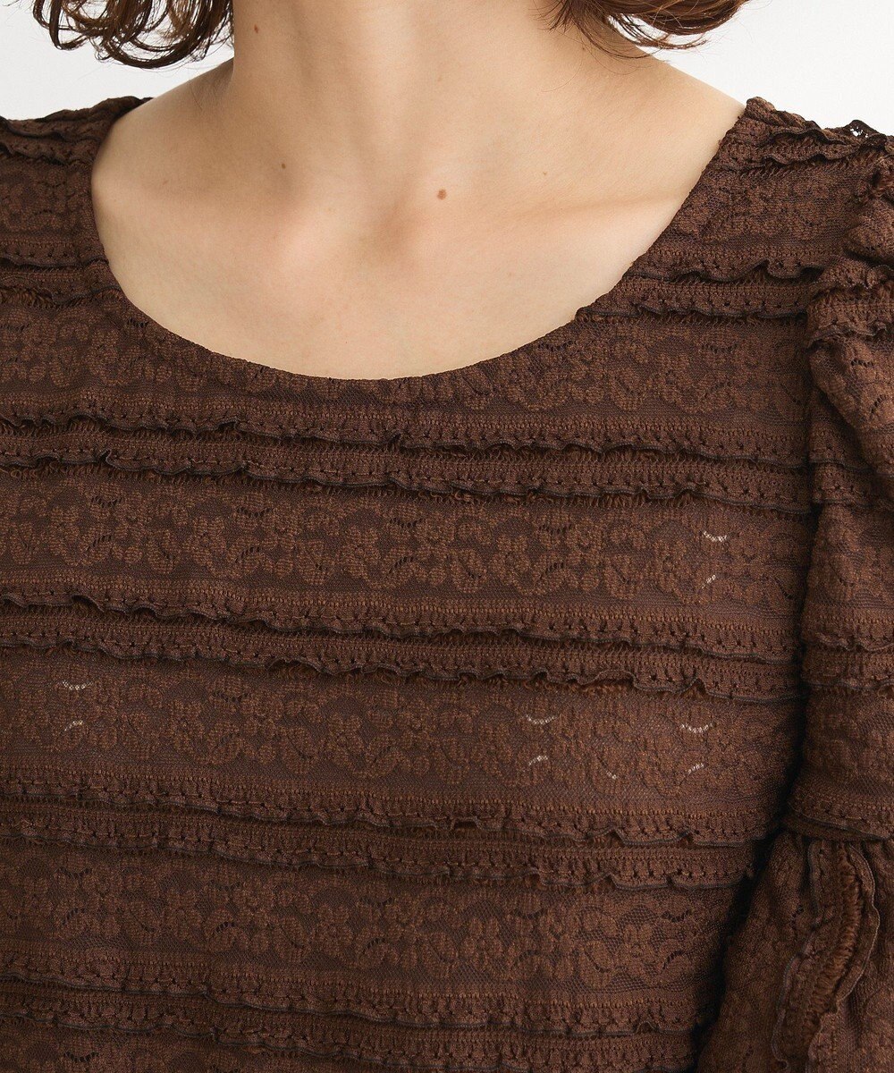 Green Parks ・ＳＵＧＡＲ　ＳＰＯＯＮ　レースフリルプルオーバー 