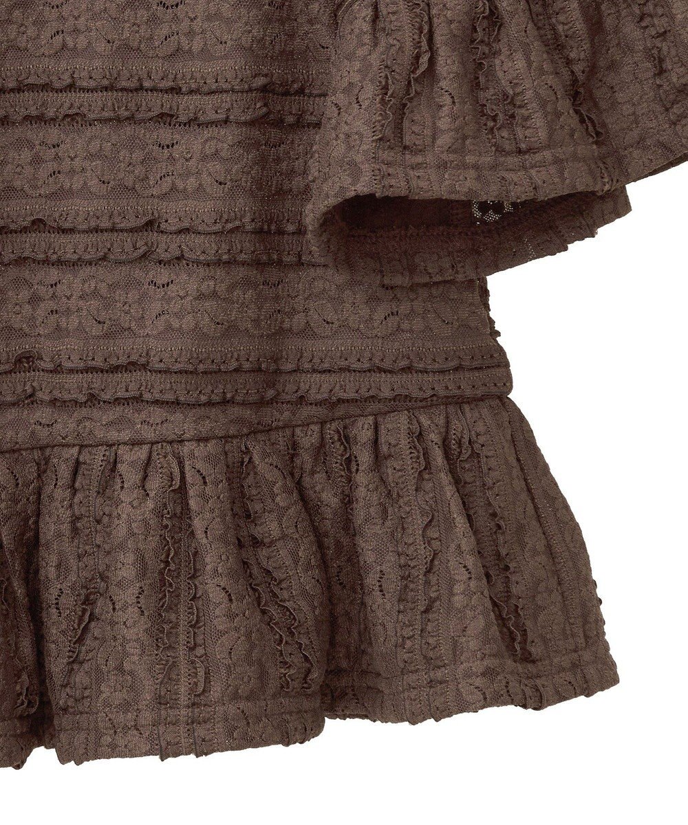 Green Parks ・ＳＵＧＡＲ　ＳＰＯＯＮ　レースフリルプルオーバー 