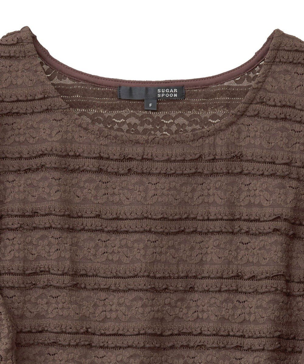 Green Parks ・ＳＵＧＡＲ　ＳＰＯＯＮ　レースフリルプルオーバー 