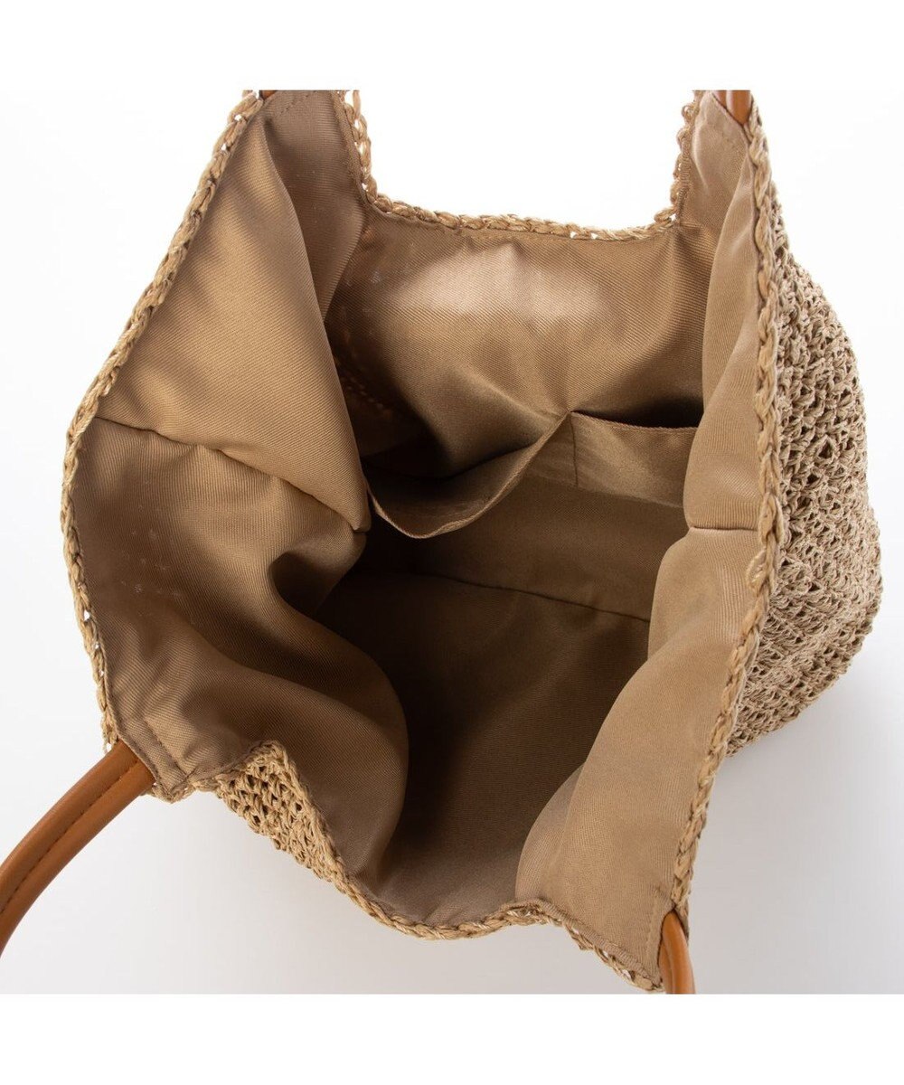 UNBILLION カシュカシュ cachecache / ベルトフラップクロッシェトート カゴバッグ 