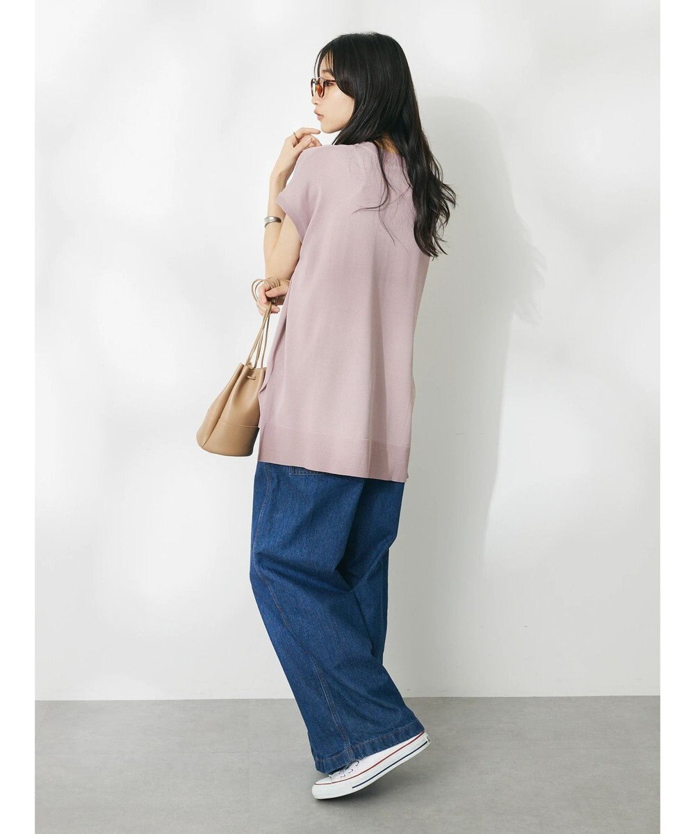 CRAFT STANDARD BOUTIQUE ＵＶカット接触冷感半袖ニットチュニック 