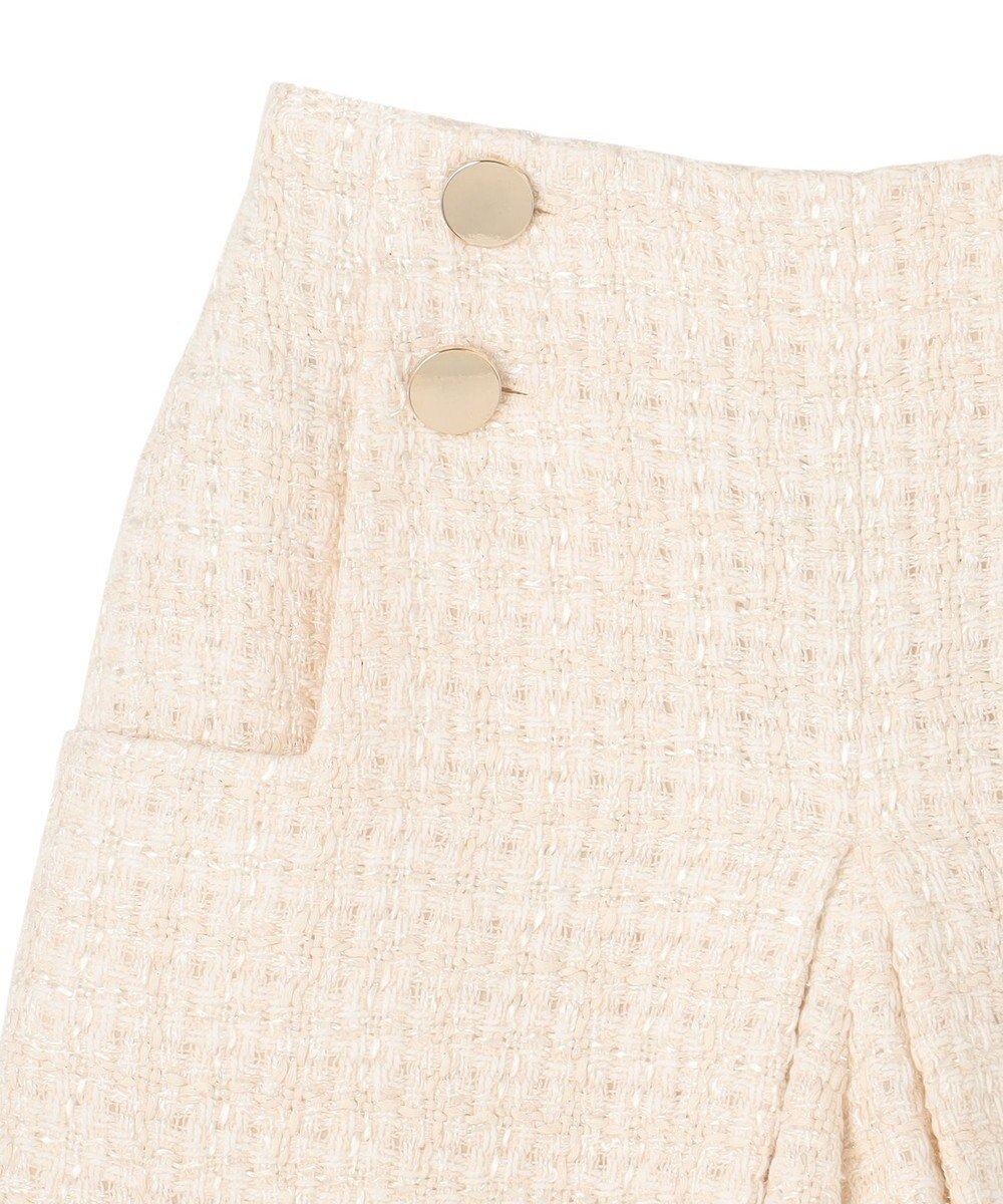 GRACE CONTINENTAL ツイードボックスタックショートパンツ 