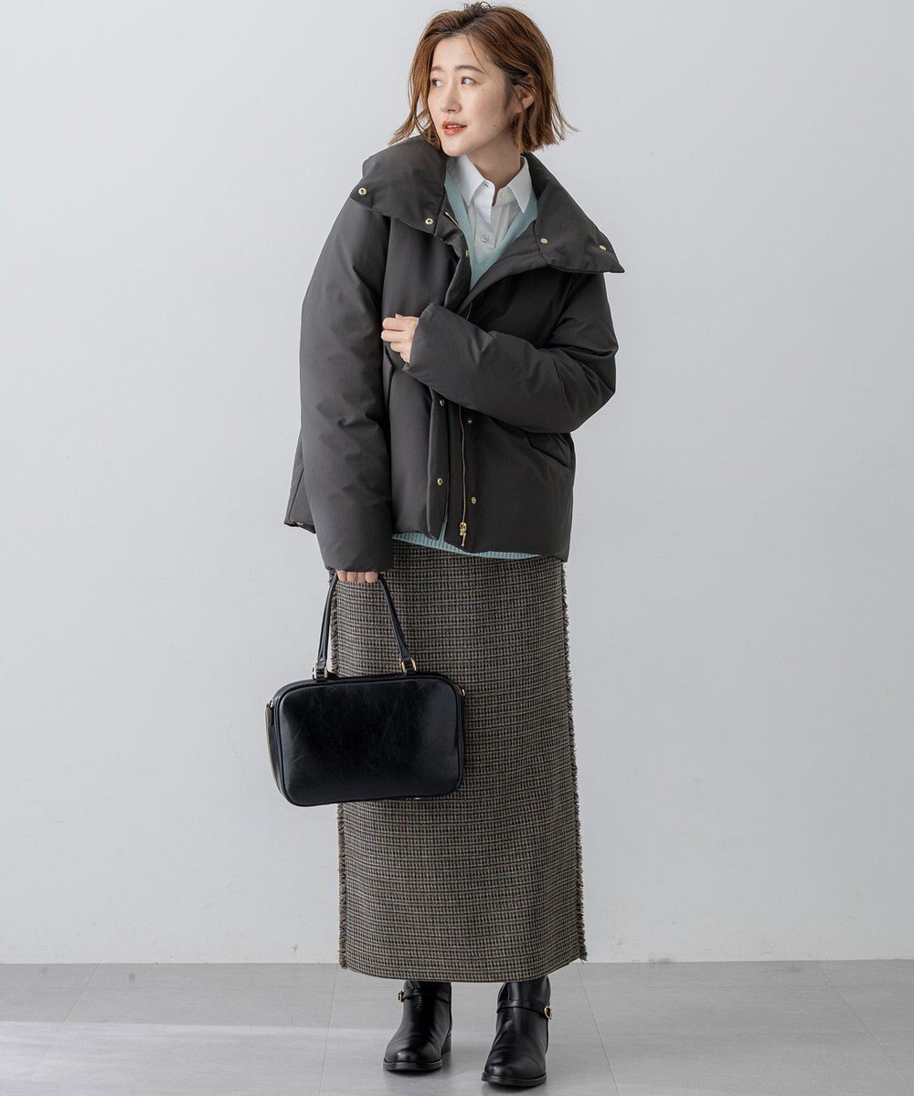 23区 S 【GLOW10月号掲載/洗える】ツイーディーカラーミックス  Iライン スカート 