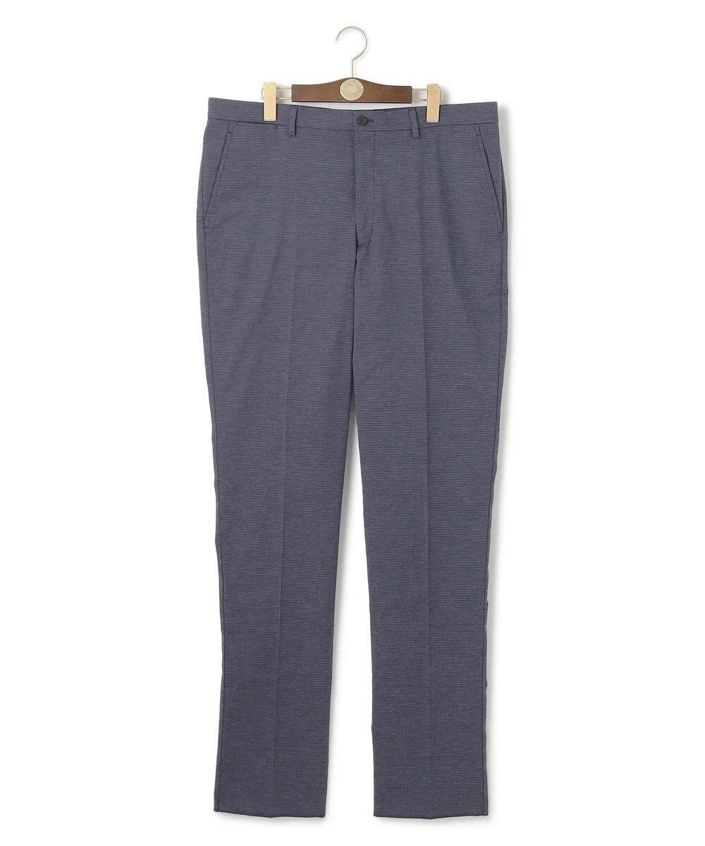 J.PRESS MEN 【KING SIZE】【ストレッチ】シャドウ千鳥ストレッチ ステムテーパードパンツ 