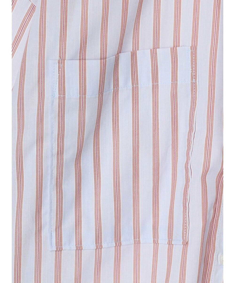 Green Parks イージーケア　ドビーストライプシャツ 