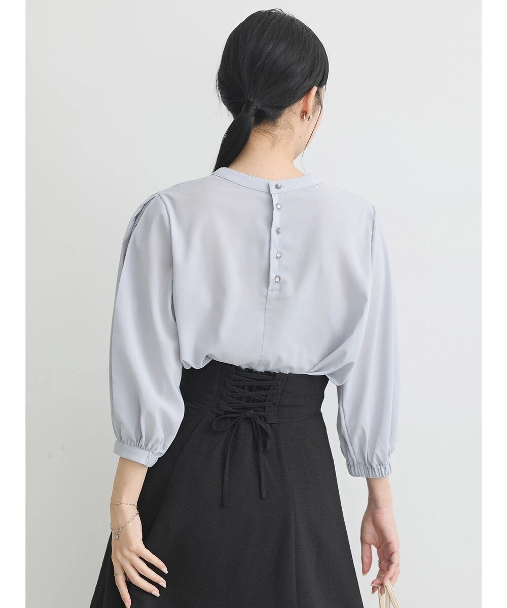 earth music&ecology レーススリーブブラウス 