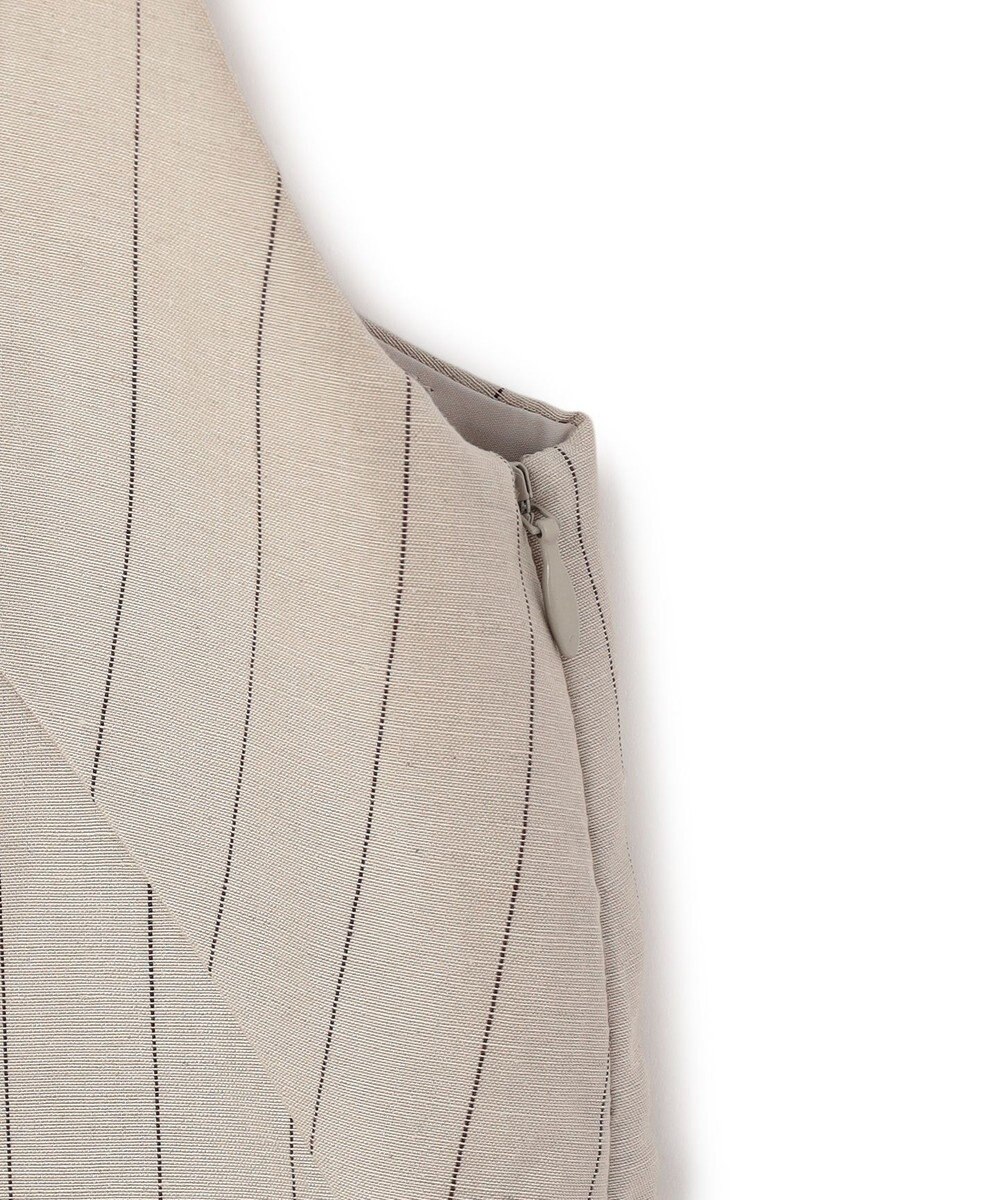 BEIGE， ERYTH / リネンストライプ キャミソール 