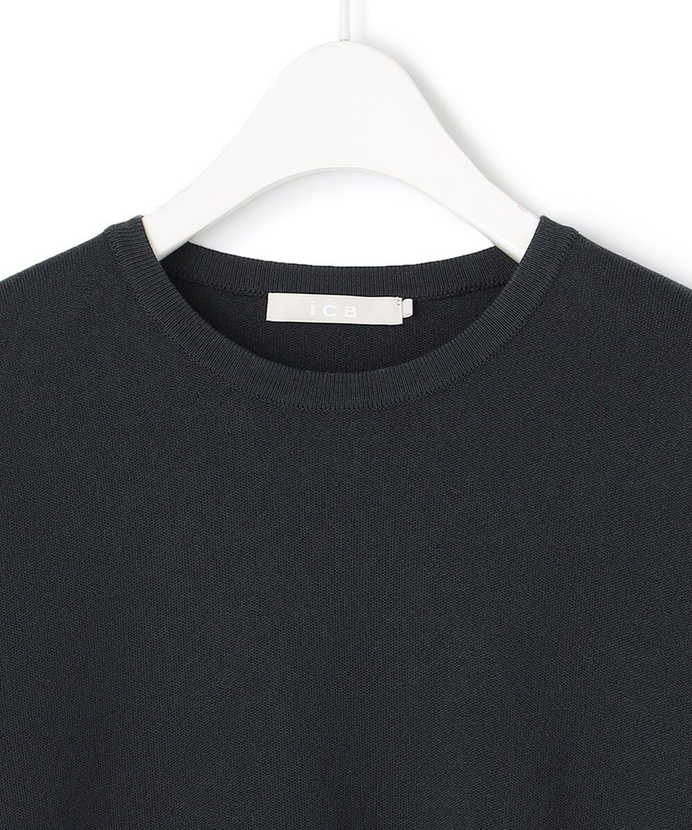 ICB 【洗える】コットンポリエステルスムース プルオーバー 