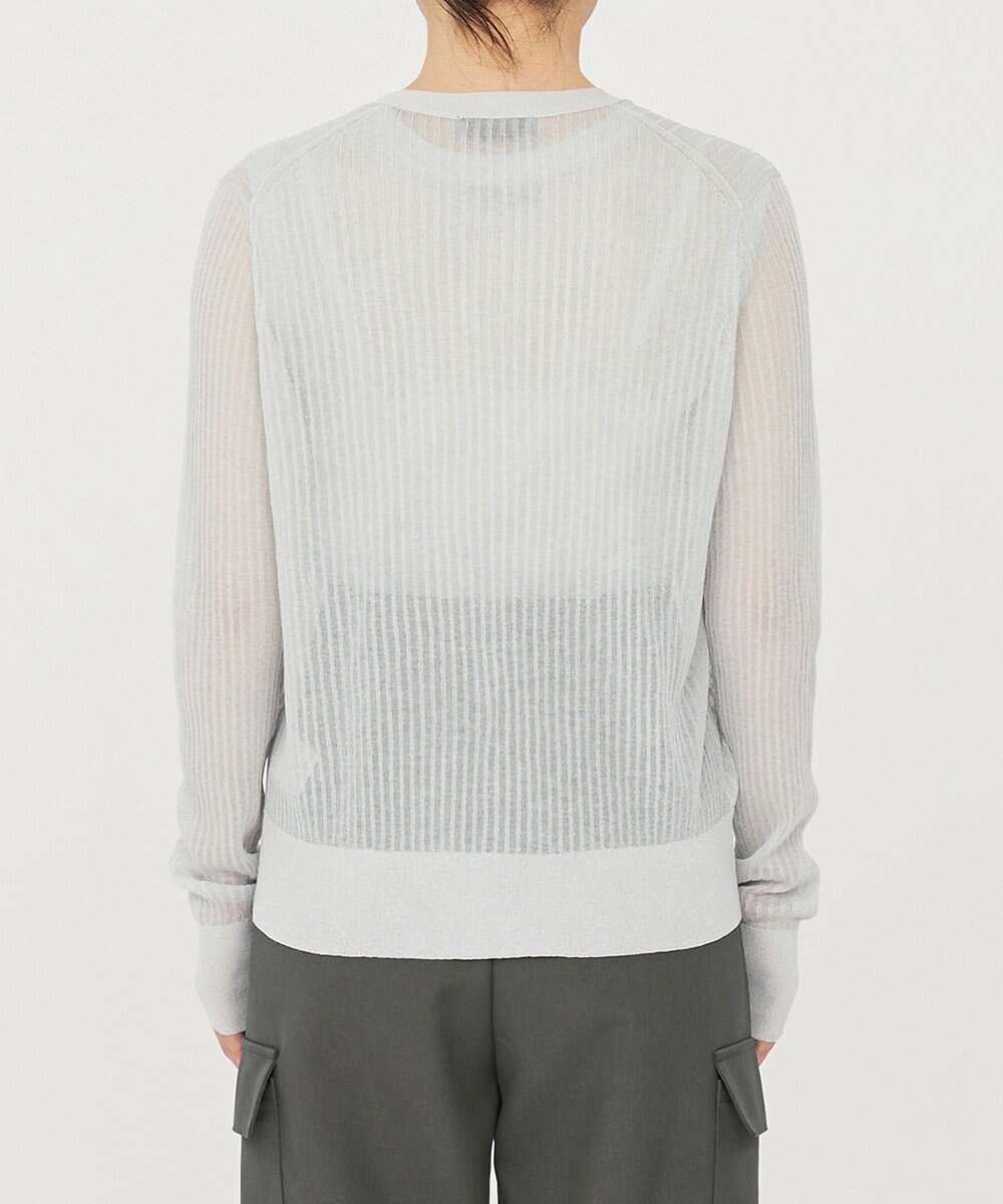 uncrave シアー リブ ニット カーディガン（uncrave STANDARD） 