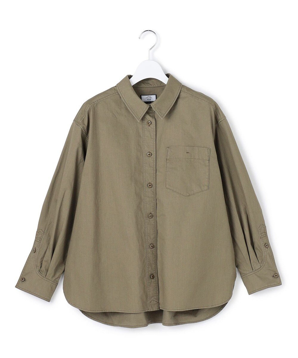 J.PRESS YORK STREET 【WOMEN】ソフトコットン オーバー シャツ 