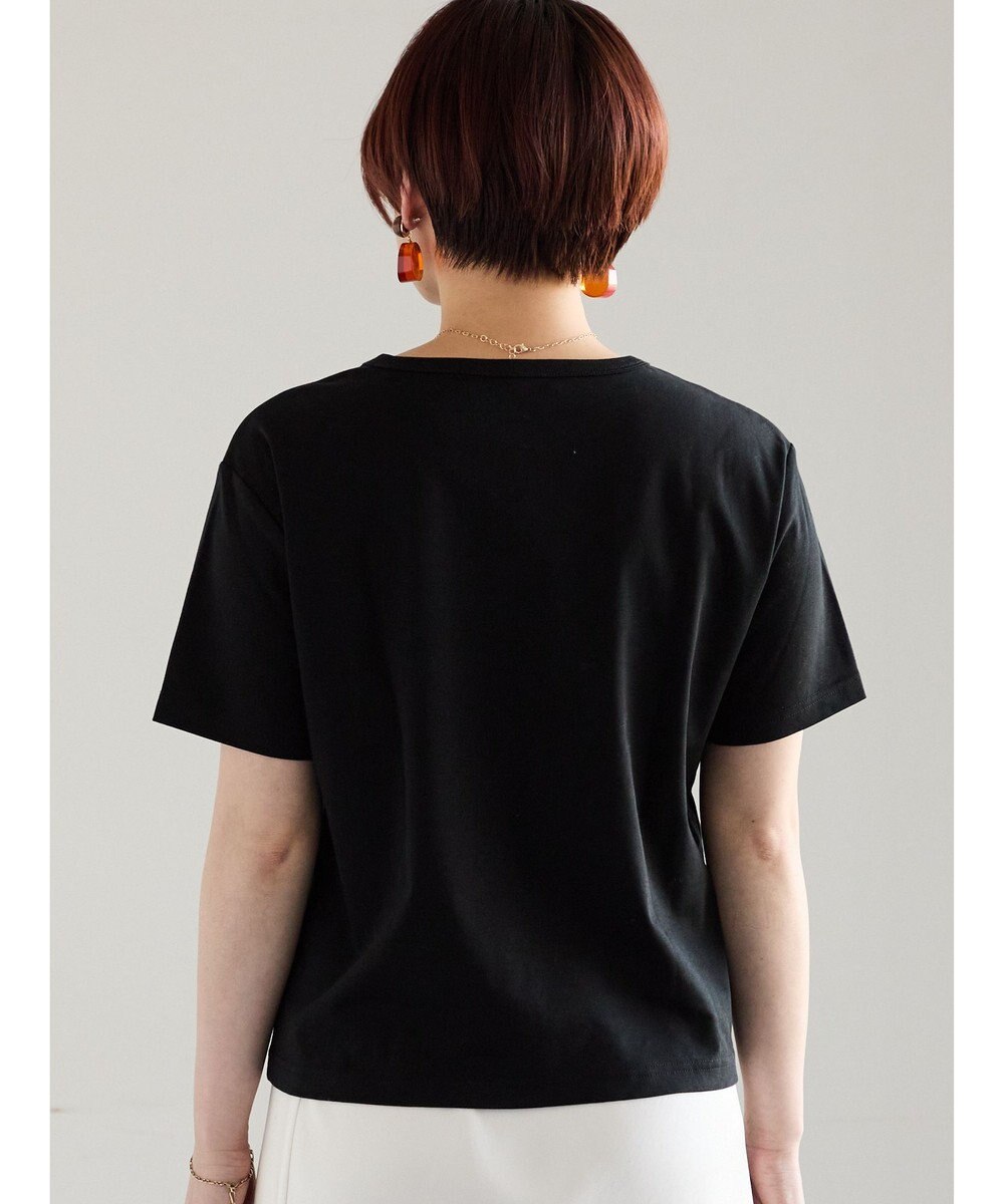 Te chichi ミニマルネックTシャツ 