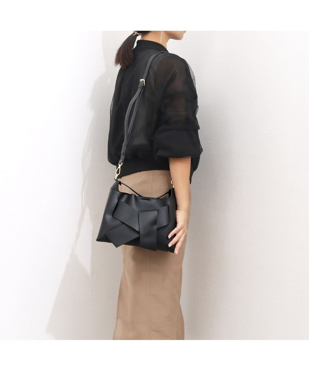 UNBILLION カシュカシュ cachecache / ビッグリボンスワローマチ2wayショルダー 