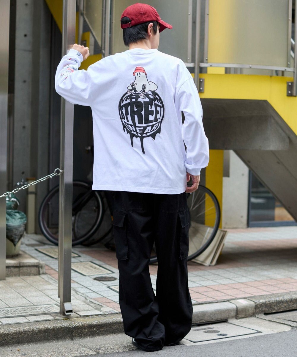 WEGO 【ユニセックス着用ITEM/MLサイズ展開】別注VISIONゴーストグラフィックT（LS） 