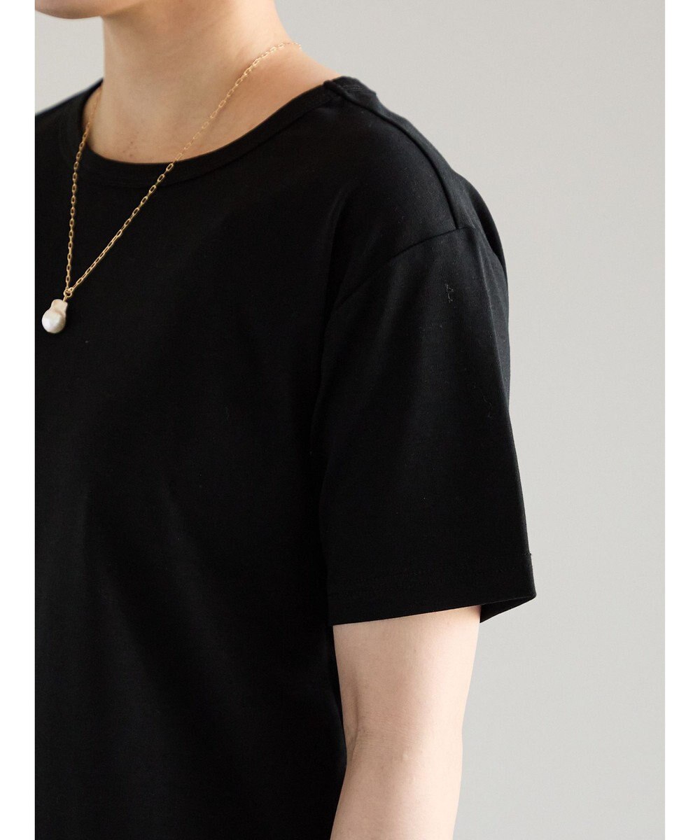 Te chichi ミニマルネックTシャツ 