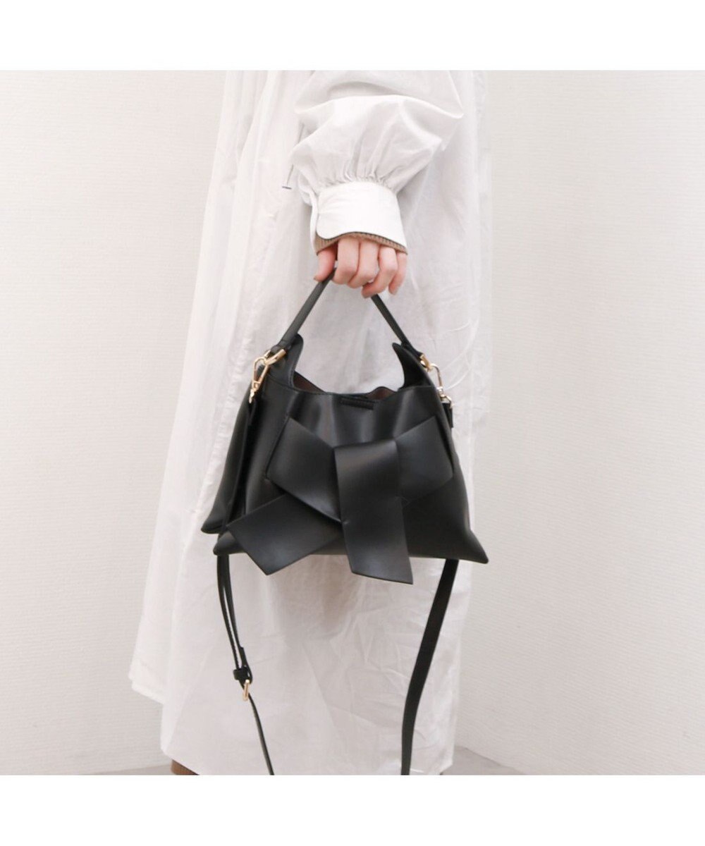 UNBILLION カシュカシュ cachecache / ビッグリボンスワローマチ2wayショルダー 