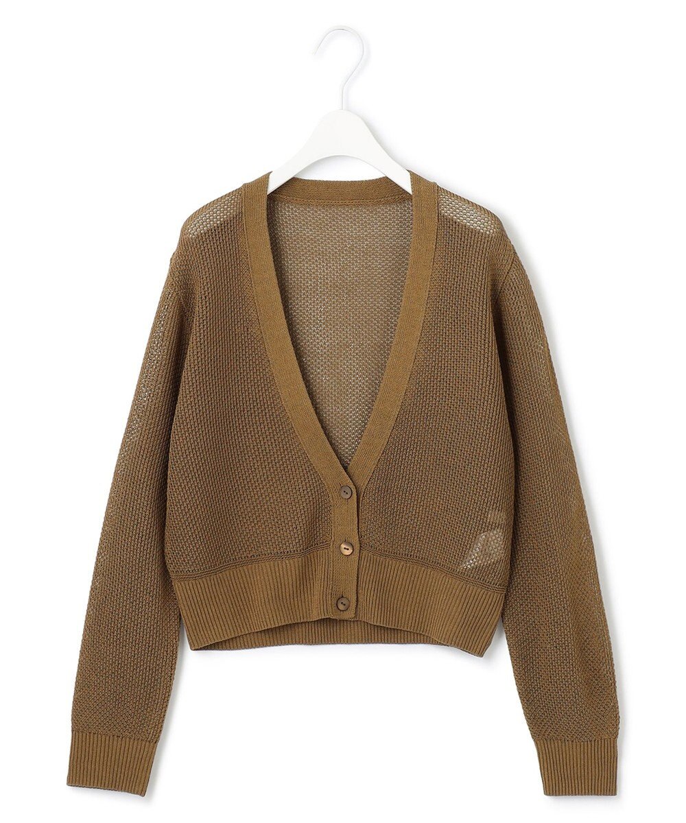 ICB 【洗える】 コイルメッシュ カーディガン 