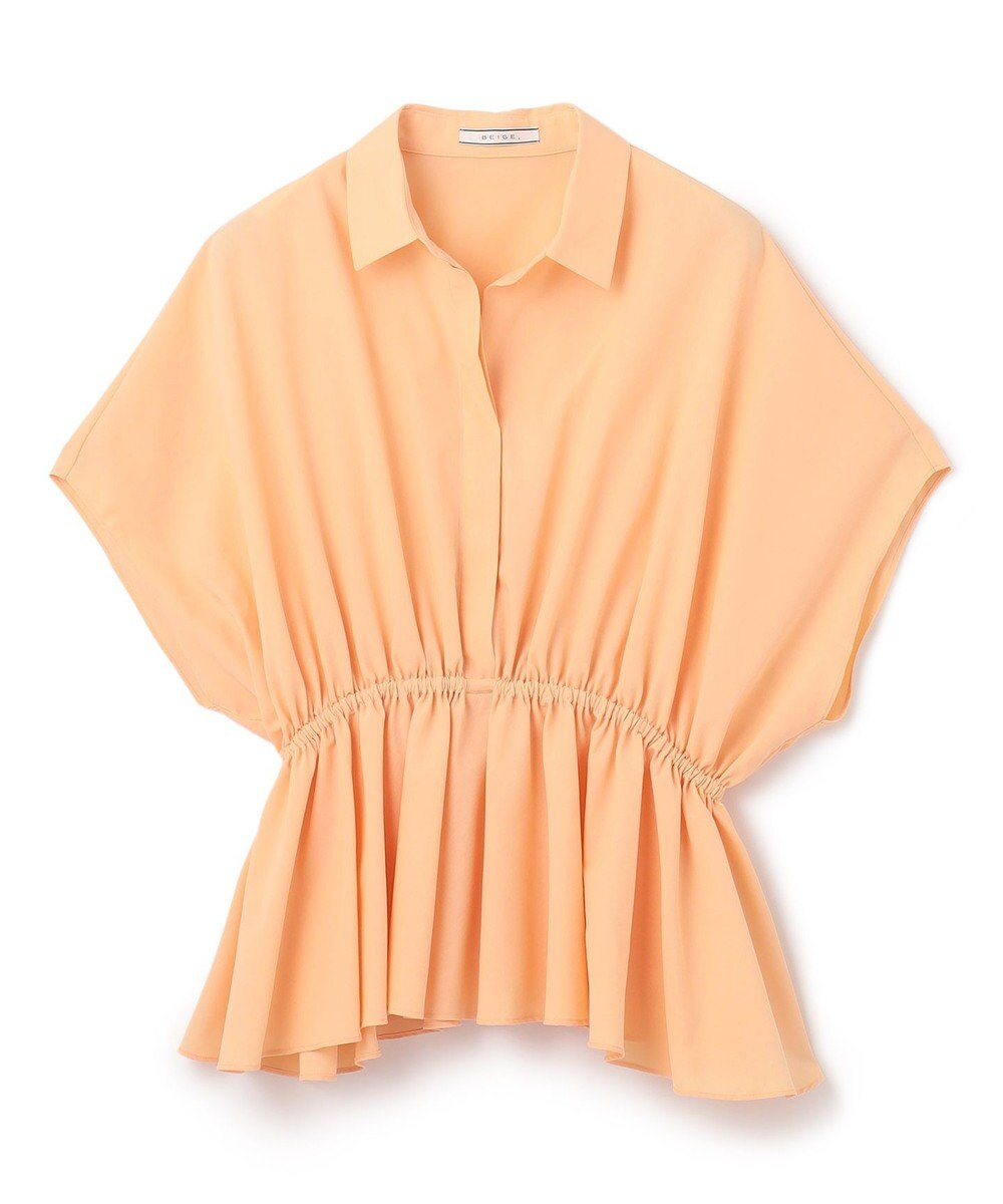 BEIGE， LUCILLE / ペプラムブラウス 